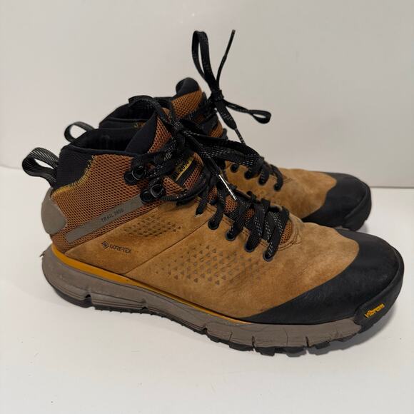 Danner Men's 2650 Mid 4" Sneaker Boots Goretex Brown Black 8 Vibram Ankle Trail - Picture 1 of 10